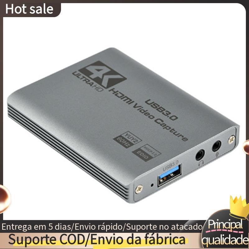 Gravador De Placa De Vídeo USB 4K Para Filmadora De Jogo HDTV
