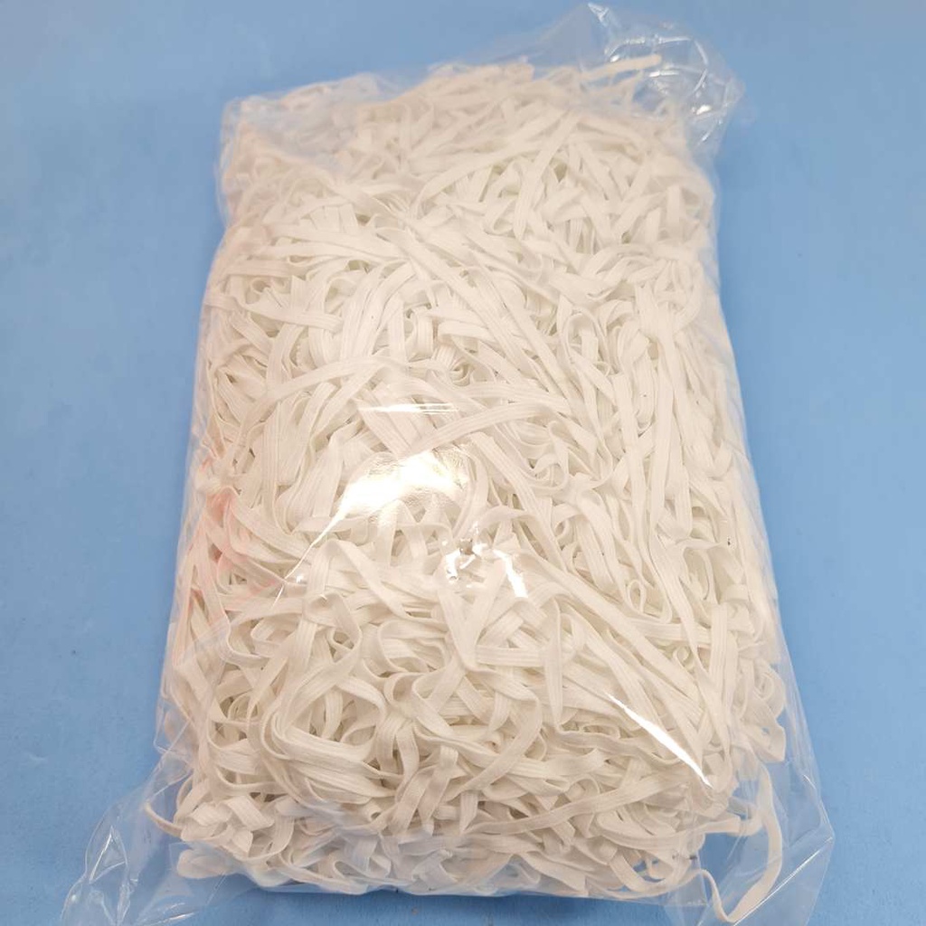 200 metros (+-) Elástico Chato Ultramacio  3mm Descontinuado Segunda Linha Branco - Leia a Descrição 3540 200 213S18
