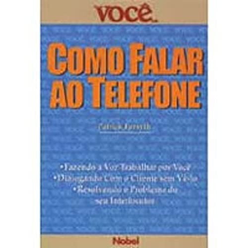Livro Como Falar Ao Telefone Coleção VOCÊ S.a de Patrick Forsyth