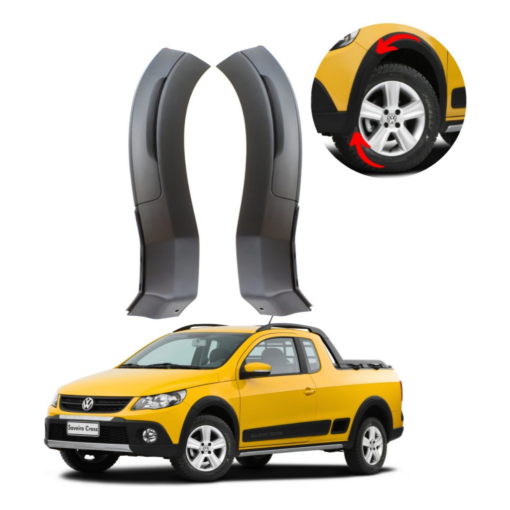 Moldura Alargador Parachoque Diant Saveiro Cross G5 11/13