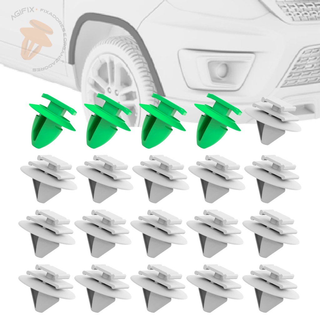 Kit Presilha Moldura Para-lama Diant Jeep Renegade Até 2023