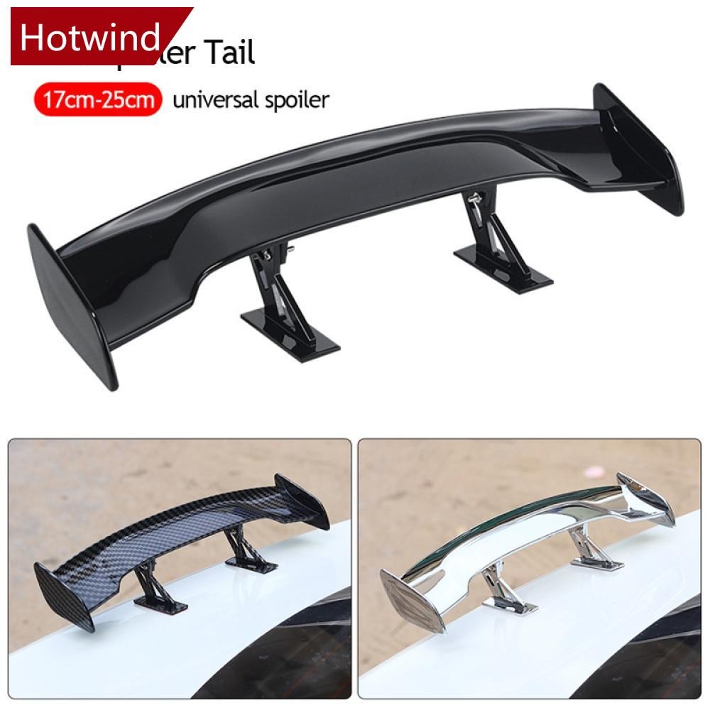 HOTWIND Universal Carro Mini Asa Traseira De Fibra Carbono Olhar Modificado Asas Traseiras Modelo Auto Spoiler Traseiro