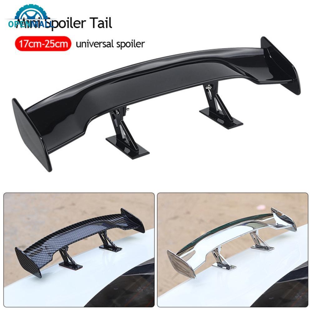 OPENMALL Universal Carro Mini Asa Traseira De Fibra Carbono Olhar Modificado Asas Traseiras Modelo Auto Spoiler Traseiro