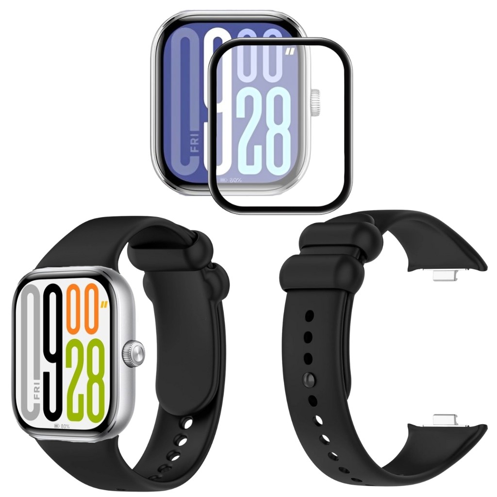 Pulseira + película para Xiaomi Redmi Watch 5 Global 2024