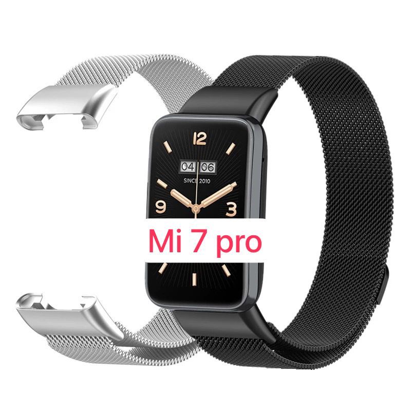 Bracelete Metálica De Aço Inoxidável Para Xiaomi Mi Band 7 Pro / Mi Band 8 Pro / Xiaomi Smart Band 8 Active