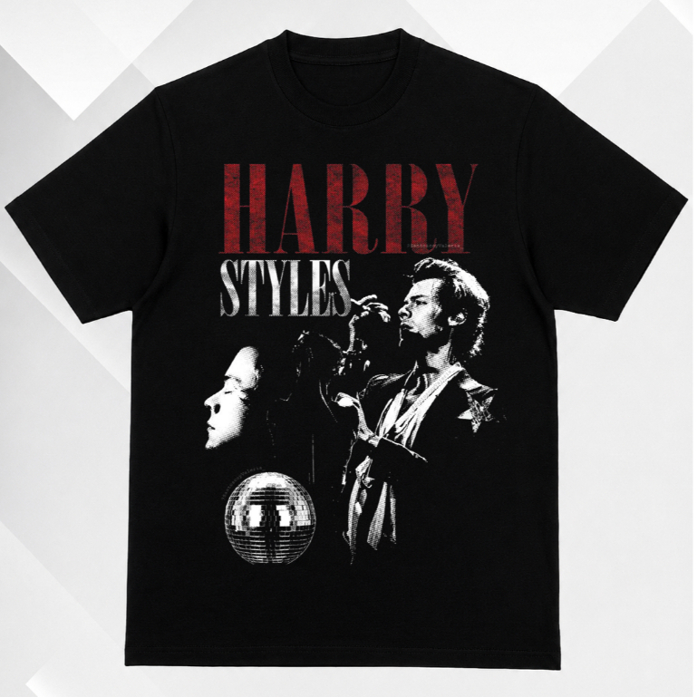 Camiseta Harry Styles Together Tour Pop Blusa T-shirt 100% Algodão Unissex Plus Size