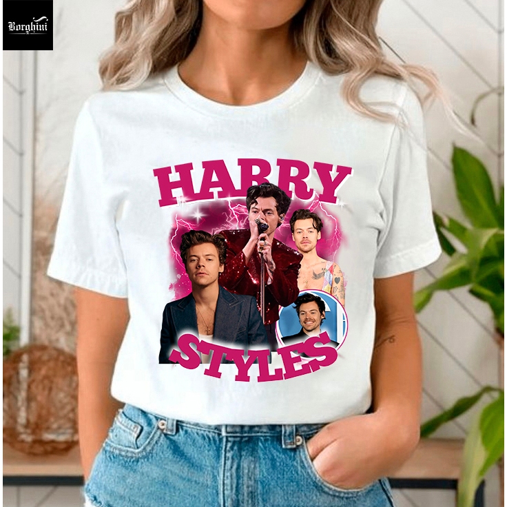 Camiseta Feminina Algodão Harry Styles Cantor Musica Pop Blusa TShirt Plus Size Envio Imediato