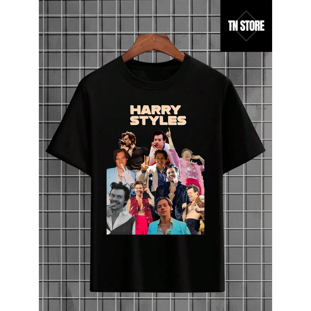 Camiseta Harry Styles Cantor Pop Kiss All The Time Ator Camisa Blusa Unissex Masculino Feminino 100% Algodão Plus Size