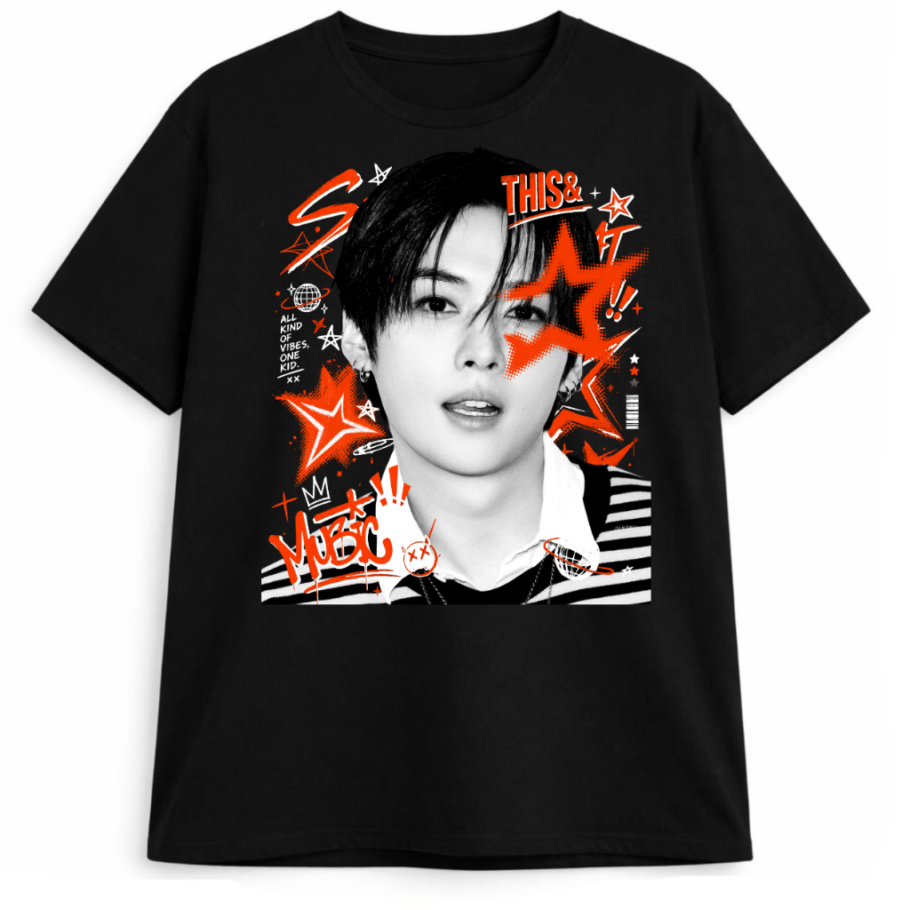 Camiseta Plus Size Lee Know This & That Stray Kids K-pop Algodão Premium Estampa DTF SKZ