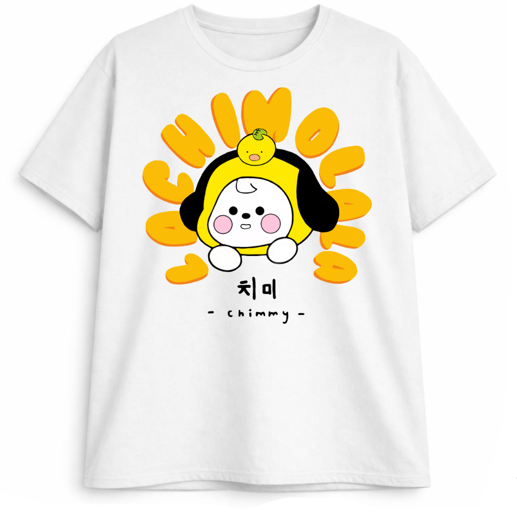 Camisa Plus Size Jimin Chimmy Lachimolala K-pop Estampa Premium 100% Algodão