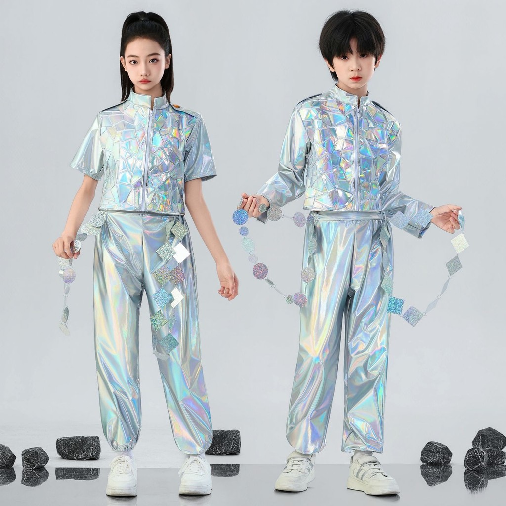 Nova tecnologia futura sentido roupas crianças astronauta espaço terno esportes reunião classe terno robô Sci-Fi desempe