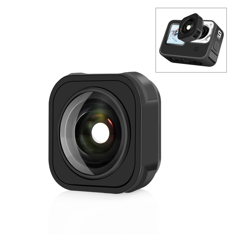 Câmera Tripé Montagem Lente Max Mod Grande Angular Para GoPro HERO13 Preto HERO12 HERO11 HERO10 HERO9