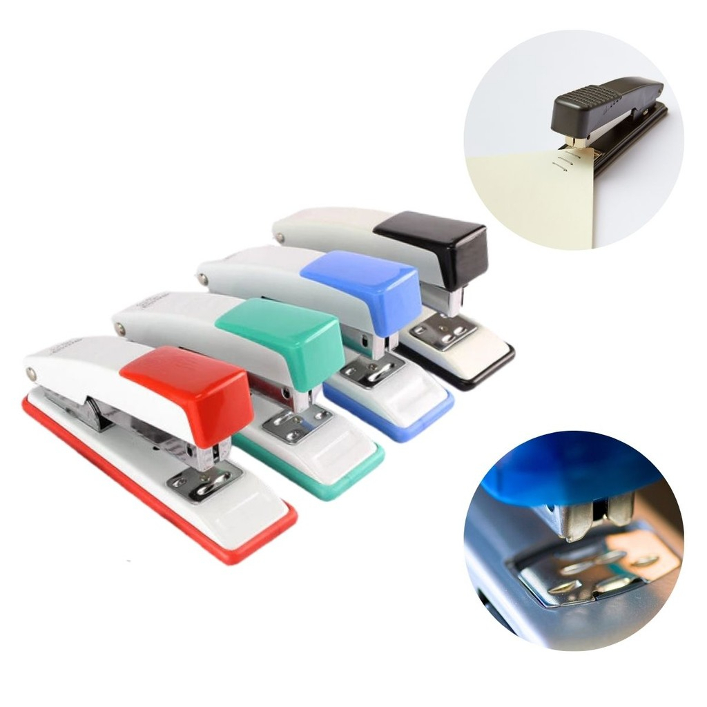 Grampeador 15,5cm de Metal Durável de Alta Qualidade até 20 Folhas para 24/6~26/6