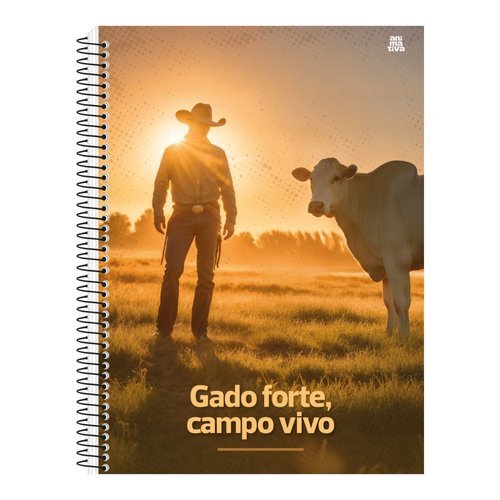 Caderno Escolar Universitario Capa Rigida 80 Folhas Agroforte Papel Branco Anotacoes Organizadas