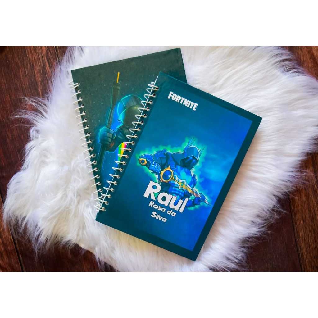 Caderno escolar grande 200 folhas personalizado, fazemos qualquer tema!