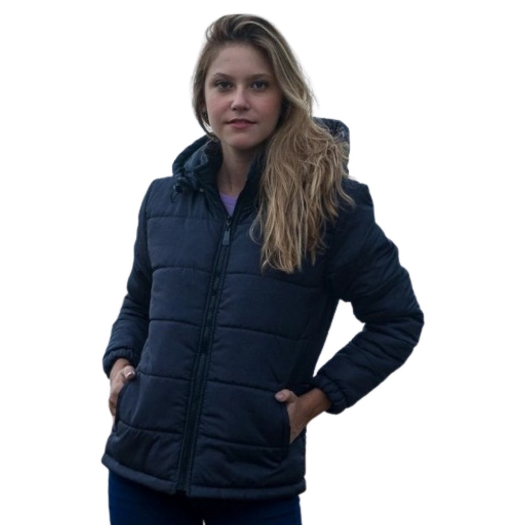Jaqueta Feminina Metalasse Cinza Oceano