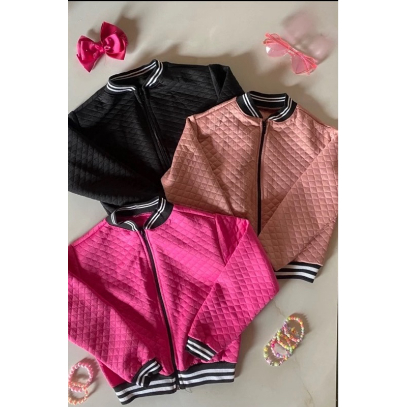 Jaqueta Blusa BOMBER Metalasse infantil com zíper 2 ao 16 - ENVIO IMEDIATO !!