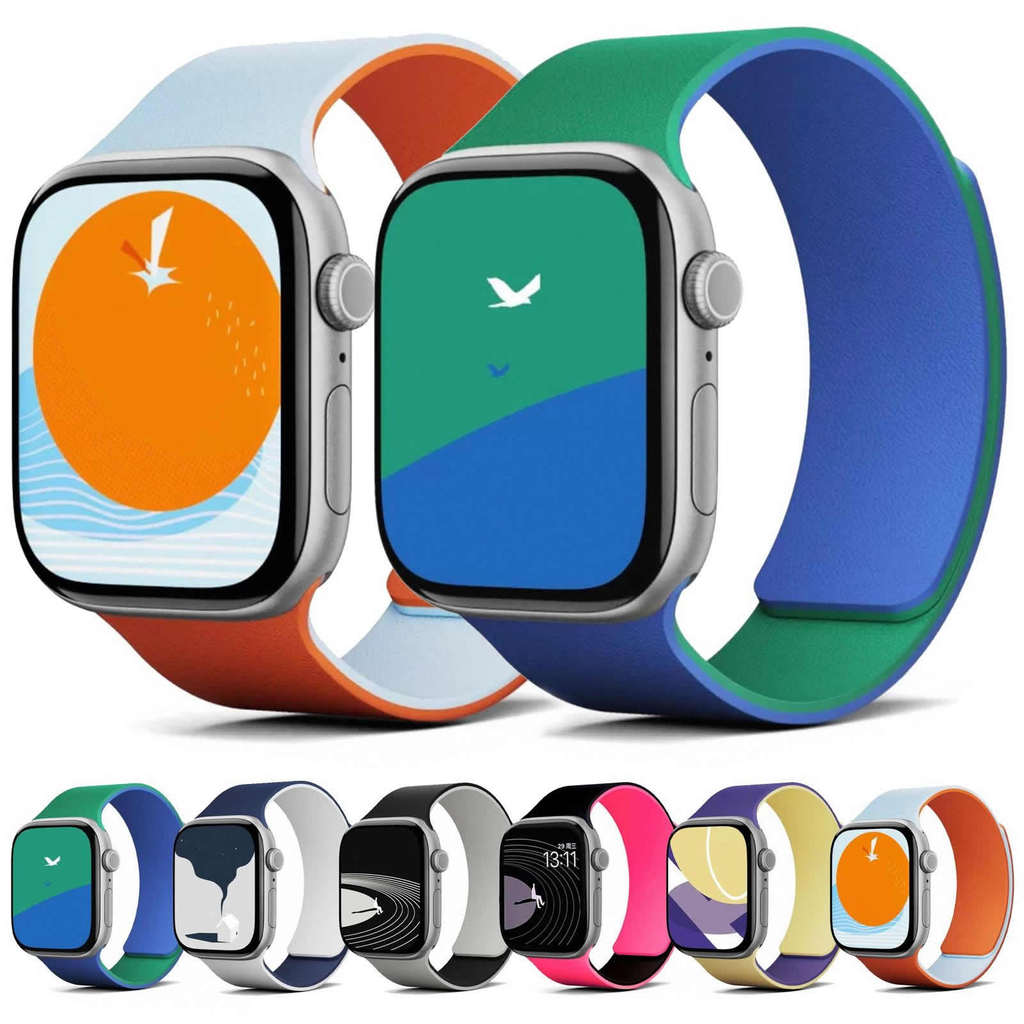Pulseira Sport Lichia LTIMPORTS para Apple Watch Ultra 49mm 1/2/3, 46mm 11/10, 45mm 9/8/7, 44mm 6/5/4/SE e 42mm 3/2/1