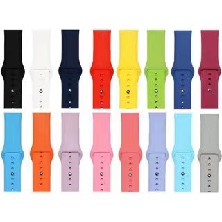 Pulseiras Sport Silicone Lisas para Iwo Apple Watch 42mm / 44mm