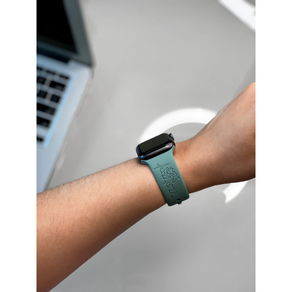 Pulseira De silicone sport medicina veterinaria Para Apple Watch SE 6 5 4 44mm 40mm Correa 3 2 1 42mm 38mm iWatch Séries 9 8 7 41mm/45mm