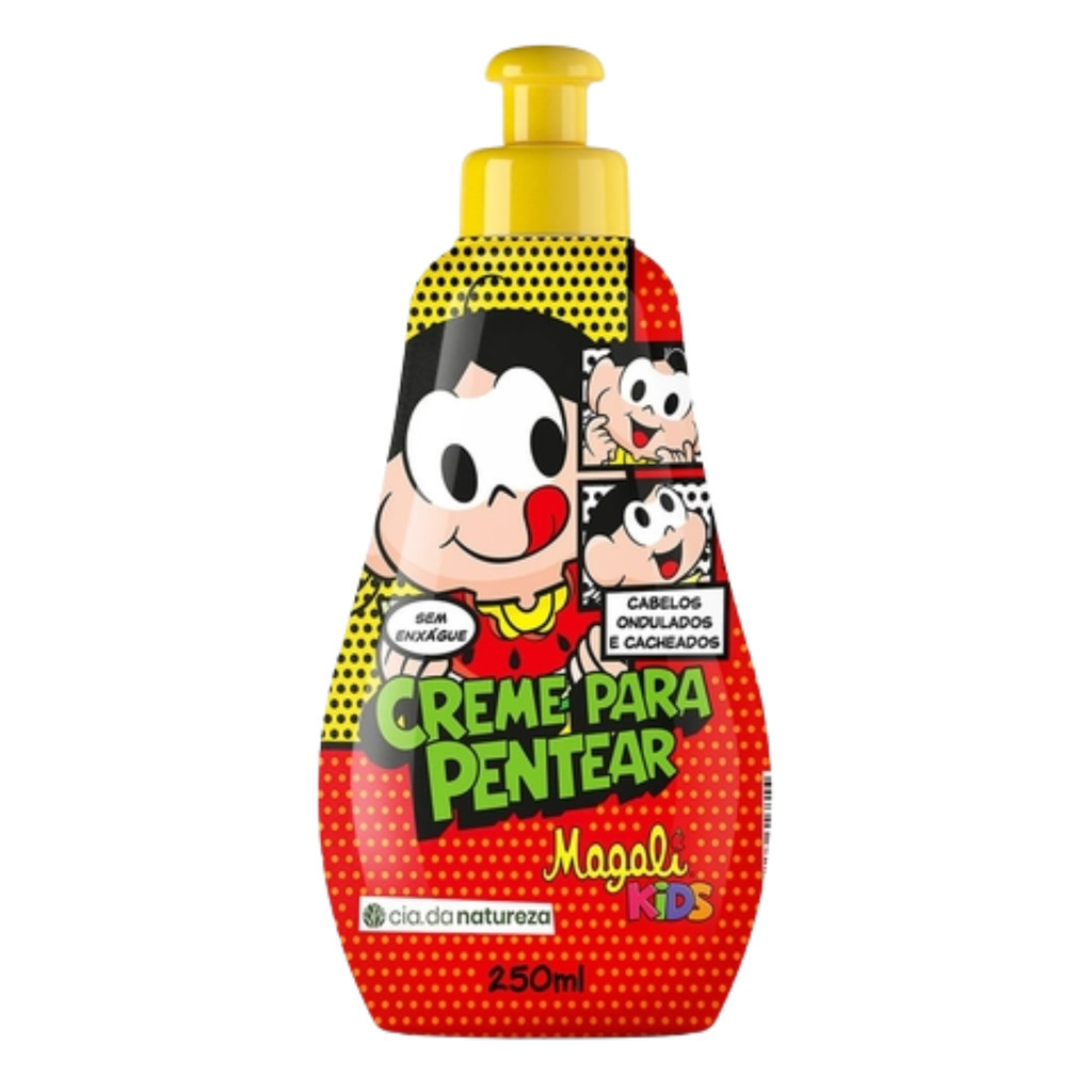 Magali Kids Creme para Pentear Cabelos Ondulados e Cacheados 250ml