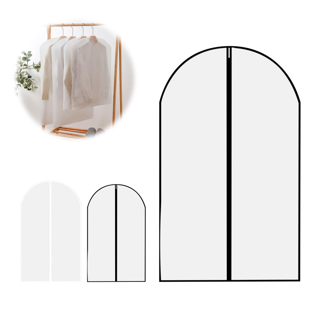 Hanging Garment Bag Eva Dustproof Clothing Cover Breathable Suit Coat Protector Wardrobe Organizer Clothes Storage for H