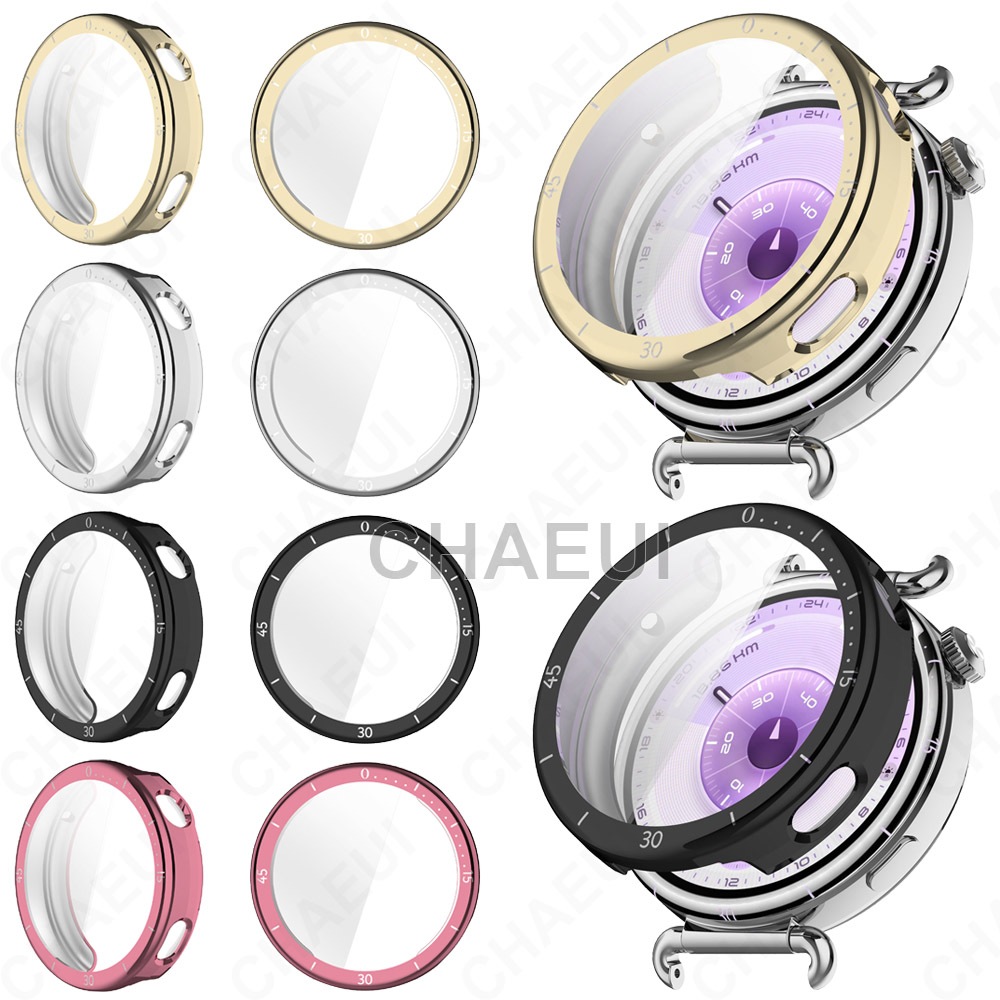 Protetor De Tela Caso Quadro Acessórios De Cobertura Completa Para Huawei Watch GT6 41mm