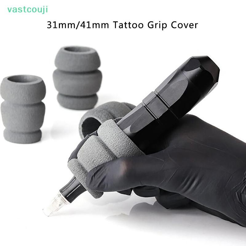Vastcouji 1 Peça 31/41mm Espuma De Memória Capa De Aperto De Tatuagem Máquina Caneta Ferramenta De Cobertura De br