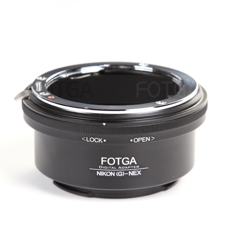O anel adaptador de lente FOTGA é adequado para adaptadores de lente Nikon (G)-NEX, adaptador de lente Nikon G para Sony