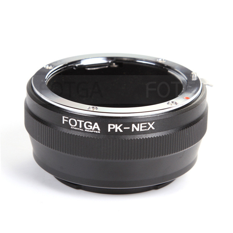 O anel adaptador FOTGA PK-NEX é adequado para converter lentes Pentax PK para SONY NEX3/NEX5/NEX7.