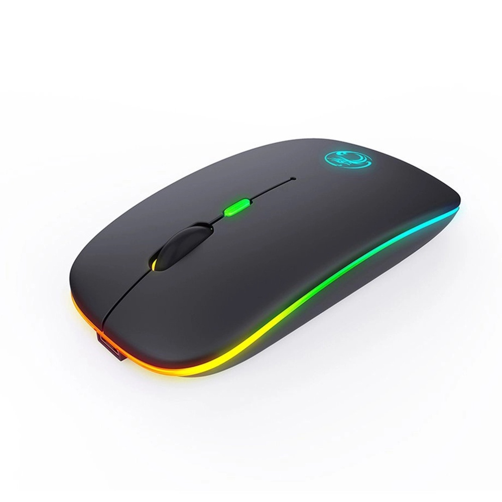 Mouse Imice E-1300 luminosa carregando sem fio de modo duplo mouse silencioso sem fio-G