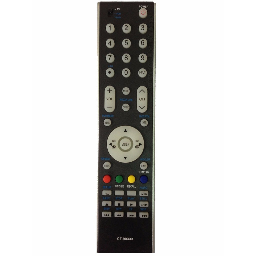 Controle Remoto Tv Lcd Led Semp Toshiba Ct-90333 Lc 4247fda