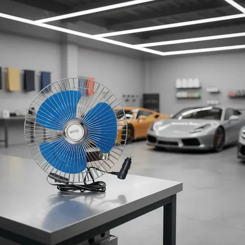 Ventilador Automotivo 24v 8 Pol 20w Caminhão Carro Vans