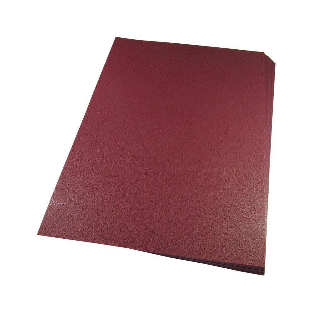 Capa para Encadernação A4 Vinho Couro Fundo PP 0,30 100un