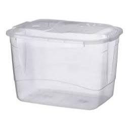 Caixas Container Organizadoras 20L Transparente de Plástico Para Brinquedos Livros Fotos Sapatos