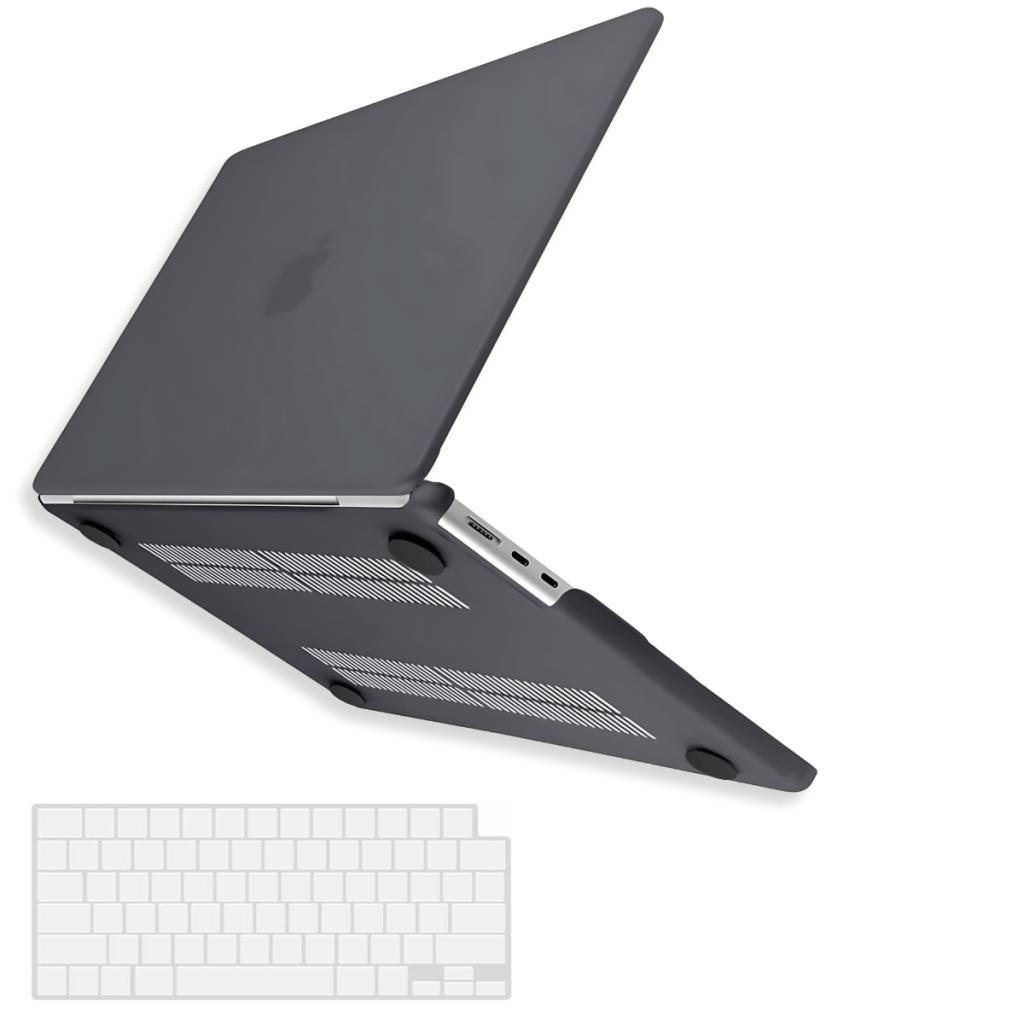 Kit Capa Para Macbook Air 13.6 Com Chip M3 ou M2 + Película De Teclado Transparente - SkinCase