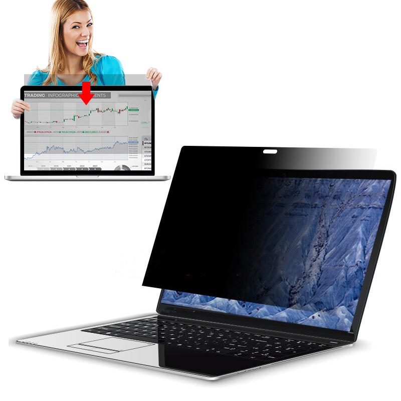 Privacy Screen Protector Filter For Macbook Air Pro 13 M1 M2  14 15 16 A2485 Anti-glare/spy Film Anti-peep