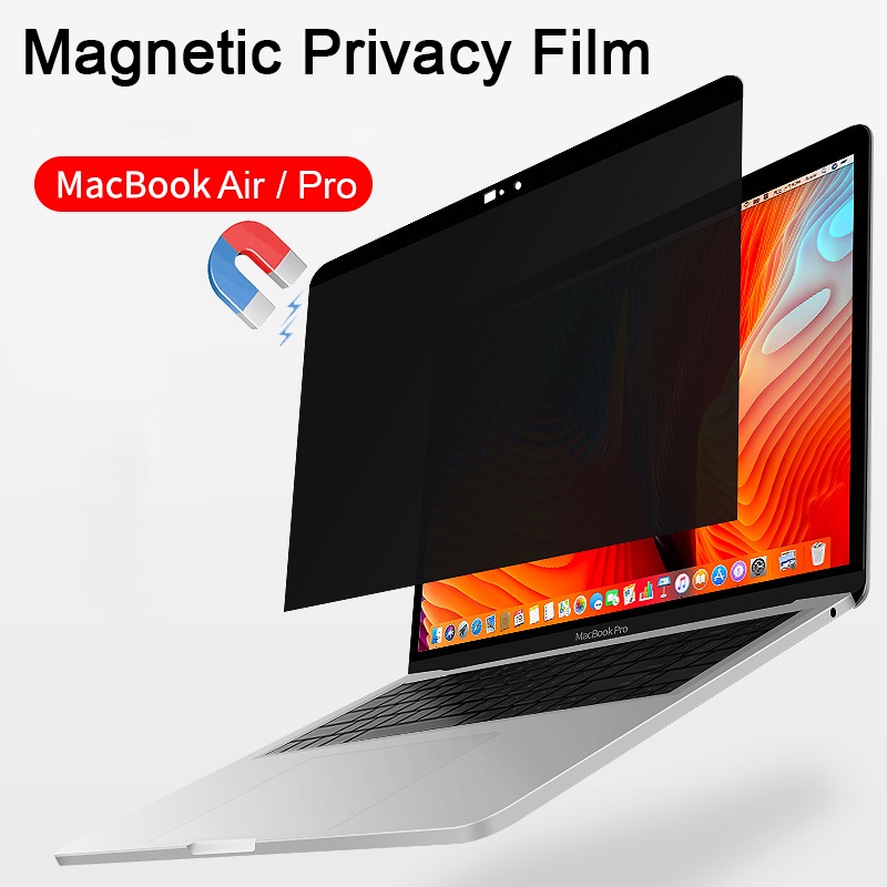 Magnetic Privacy Filter For Macbook Air 13 M1 M2  Pro 14 15 16 12 Screen Protector Anti-spy Anti-peep/Glare Film