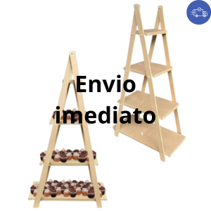 Escadinha De Chao 4 Andares Oferta Especial Mdf Cru