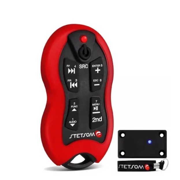 Controle De Som Longa Distancia Stetsom Sx2 500m. VERMELHO