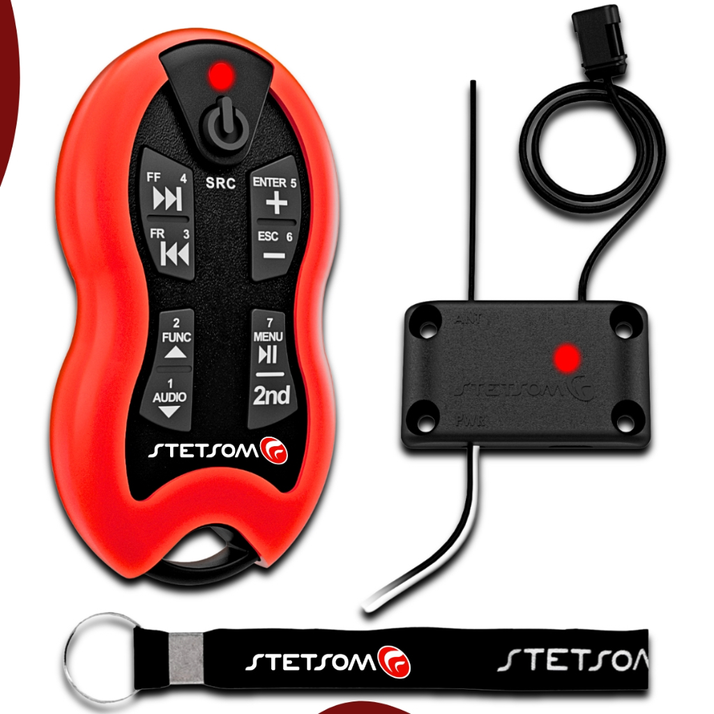 CONTROLE LONGA DISTANCIA STETSOM SX2 UNIVERSAL 500 METROS VERMELHO