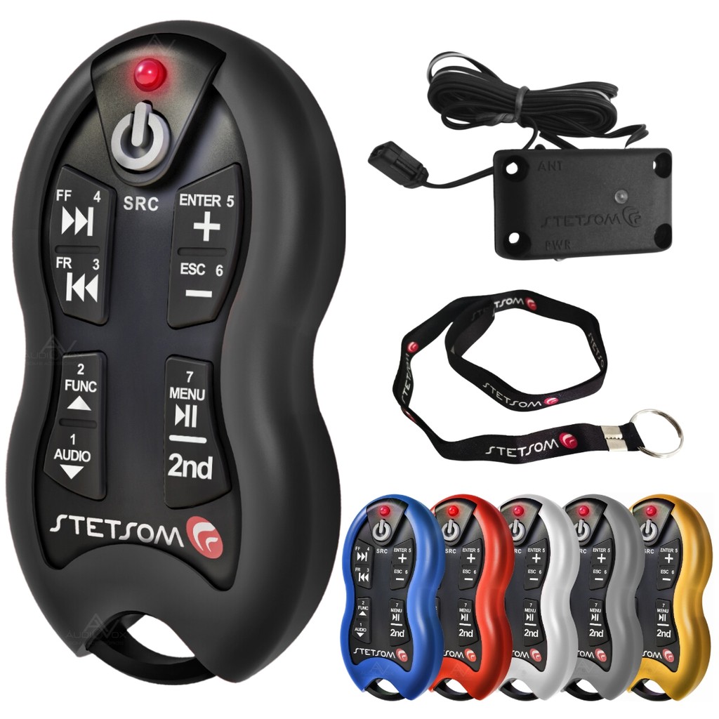 Controle Longa Distancia Stetsom Universal Remoto SX2 para Som Automotivo 500 Metros 16 Funções