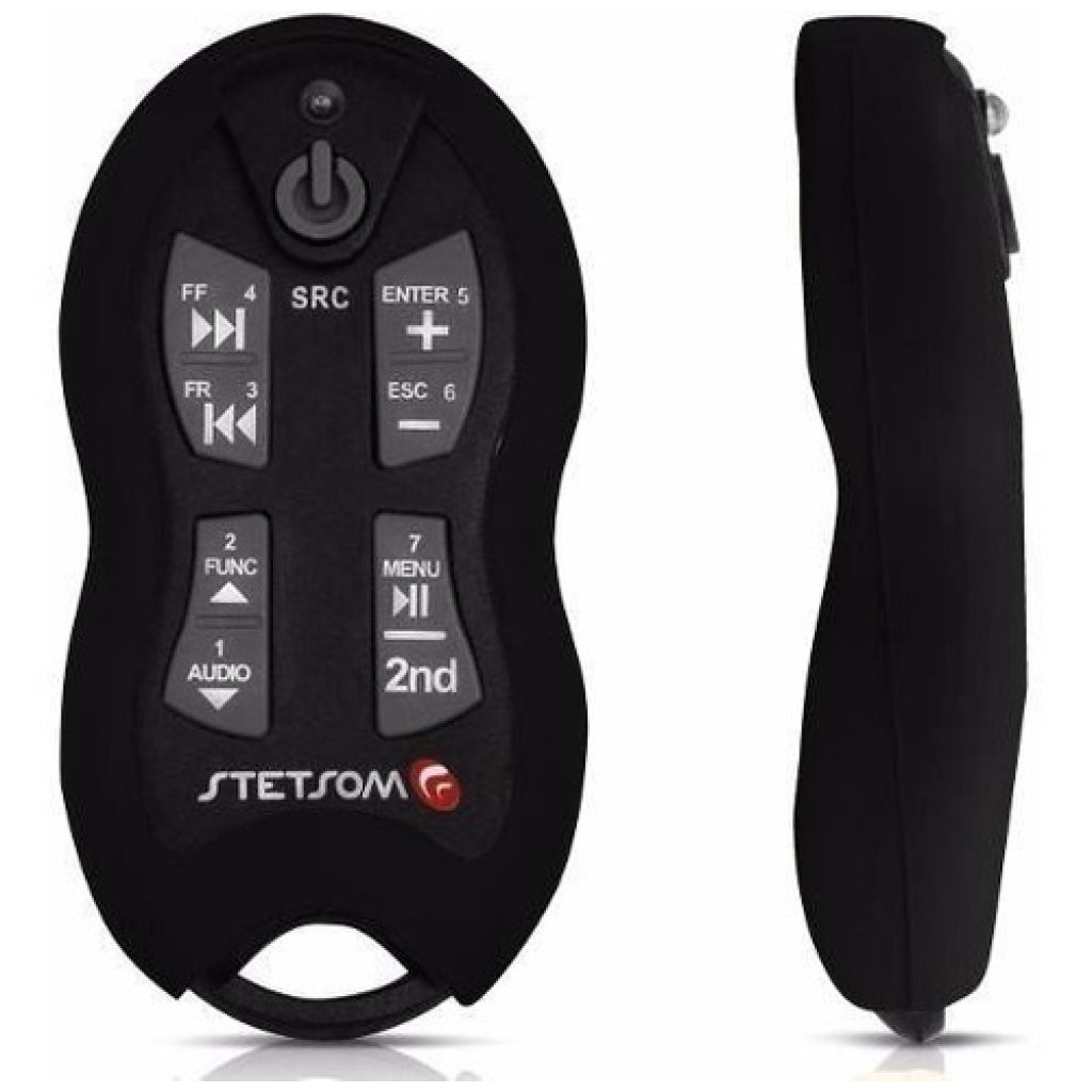 Controle Longa Distancia Stetsom Sx2 16 Funções 500 Metros Preto para Radio Som Automotivo