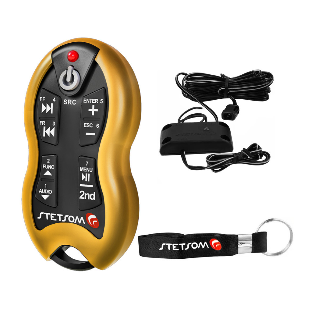 Controle Longa Distância Stetsom SX2 500 Metros Cor Amarelo Som Automotivo