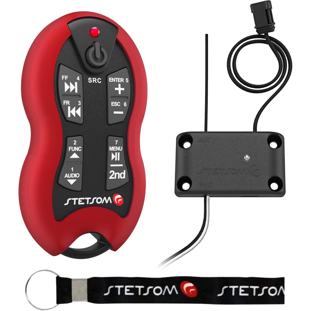 Controle Longa Distância Stetsom SX2 500 Metros Vermelho 16 Funções Som Automotivo