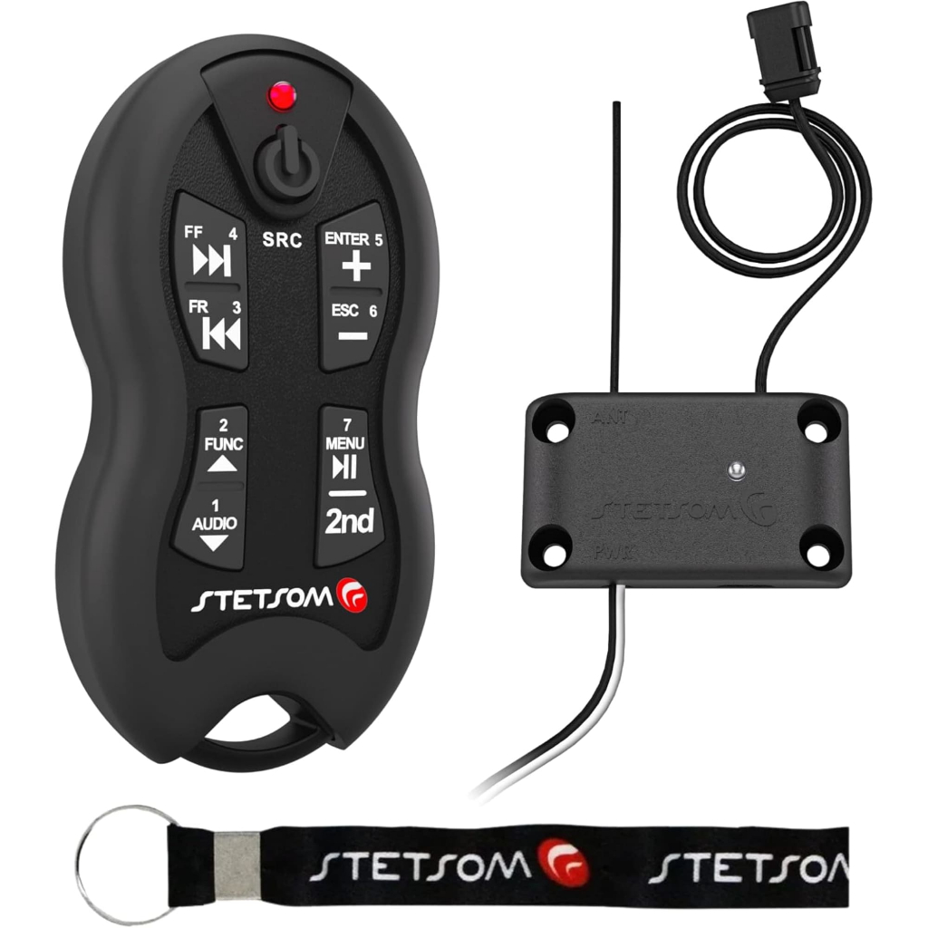 Controle Longa Distância Stetsom SX2 500 Metros Preto 16 Funções Som Automotivo
