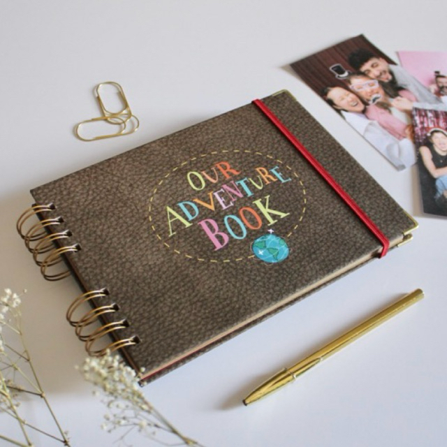 Adventure Book Papel Kraft Álbum filme UP Scrapbook