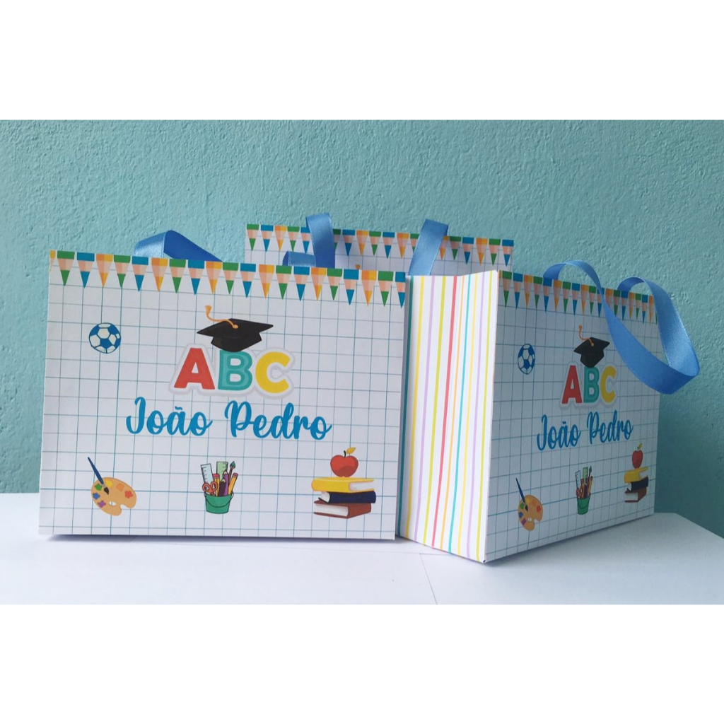 Sacolinha Personalizada ABC - Lembrancinha Para Formatura
