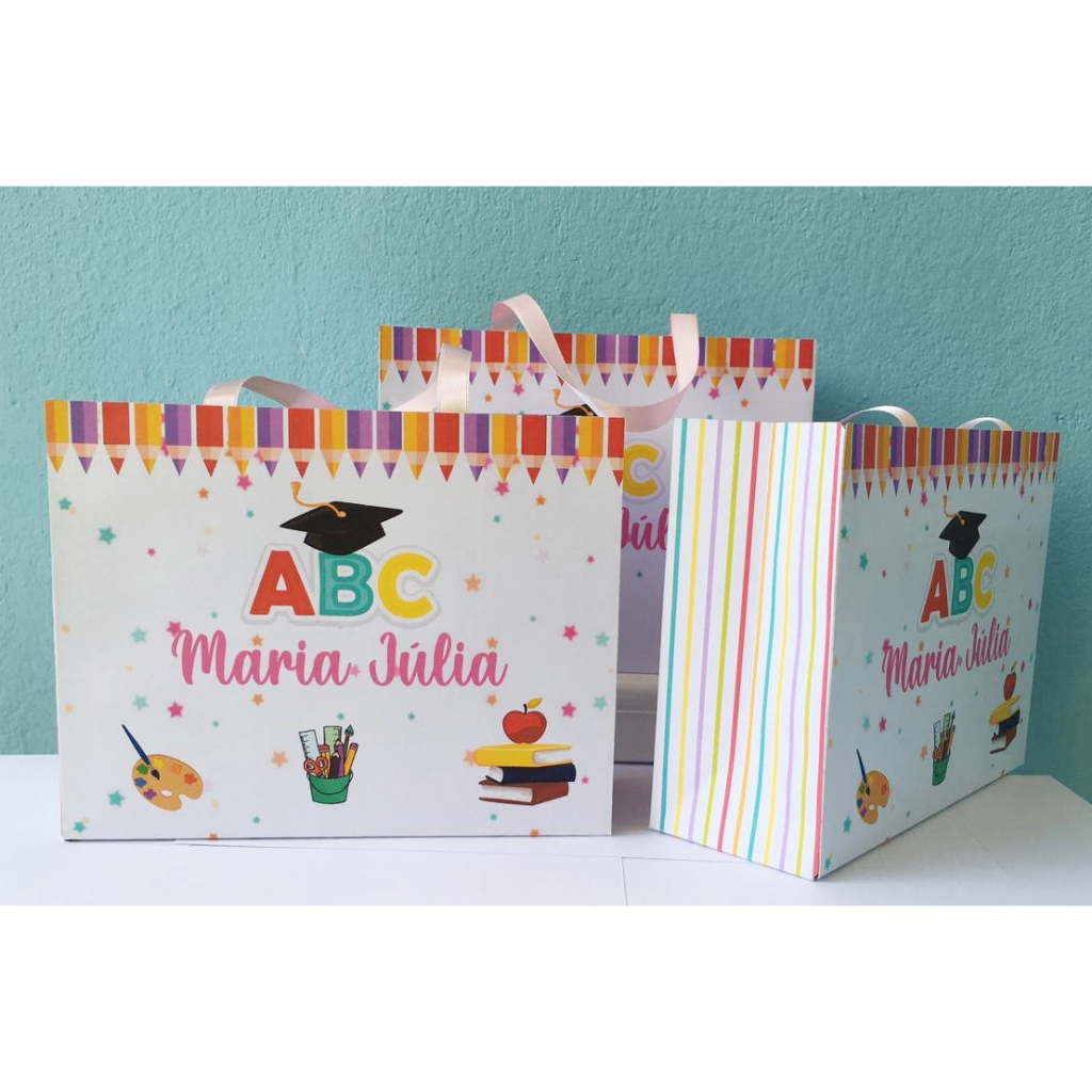 Sacolinha Personalizada ABC - Lembrancinha Para Formatura