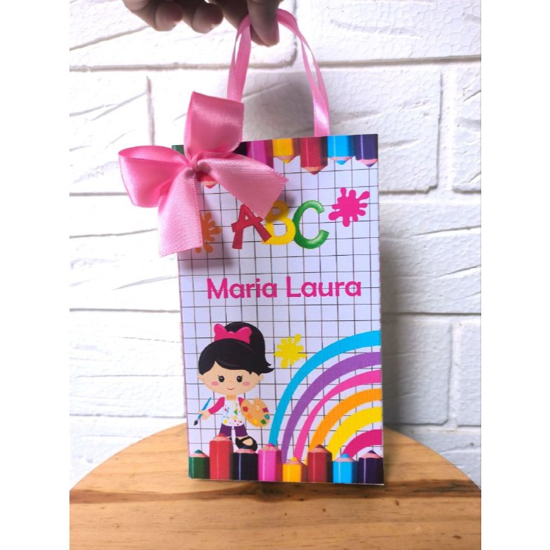 Sacola Personalizada FORMATURA DO ABC  PEGUE E MONTE Decoração Lembrancinha Personalizada de festa abc